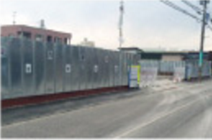 仮囲い養生足場